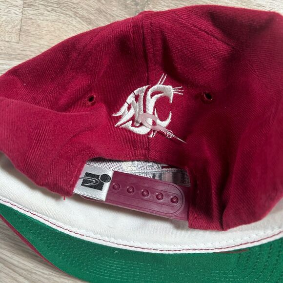 Vintage Sports Specialties Washington State Cougars Hat Snapback College Red Cap - Picture 2 of 9